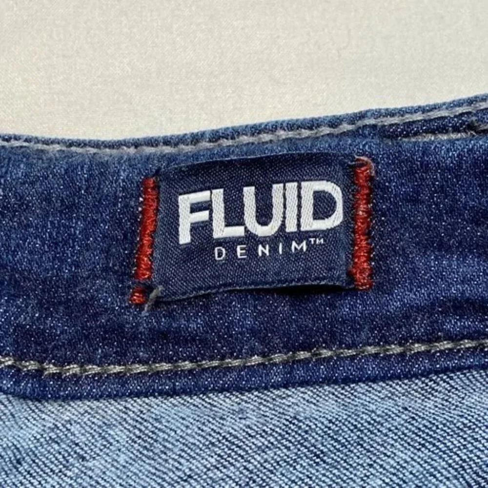 Silver Jeans Women’s W33/L31 Dark Blue Suki High Baby Boot Western Fluid‎ Denim